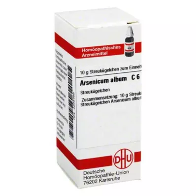 ARSENICUM ALBUM C 6 globulí, 10 g