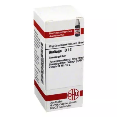 BADIAGA D 12 globulí, 10 g