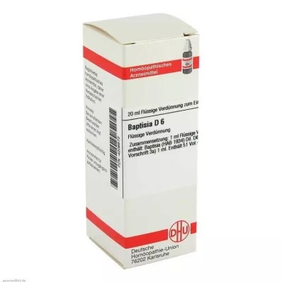 BAPTISIA D 6 Ředění, 20 ml