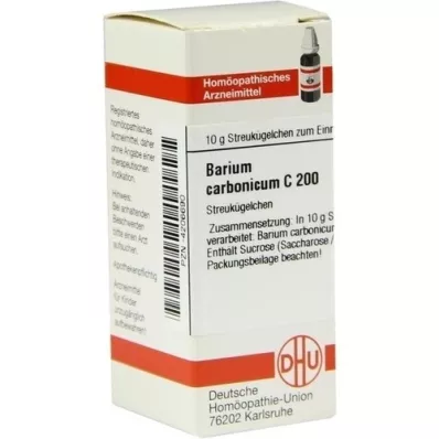 BARIUM CARBONICUM C 200 globulí, 10 g