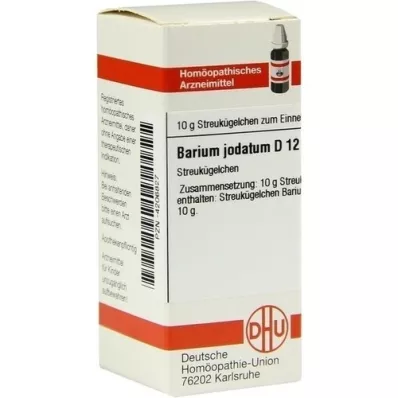 BARIUM JODATUM D 12 globulí, 10 g