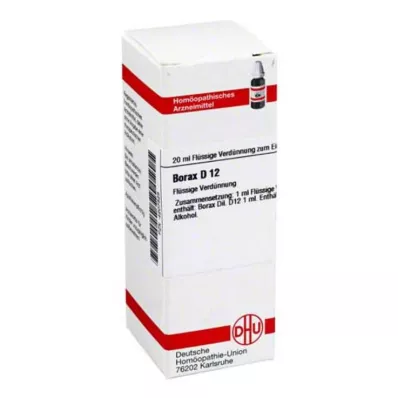 BORAX D 12 Ředění, 20 ml