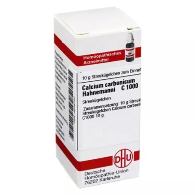 CALCIUM CARBONICUM Hahnemanni C 1000 globulí, 10 g