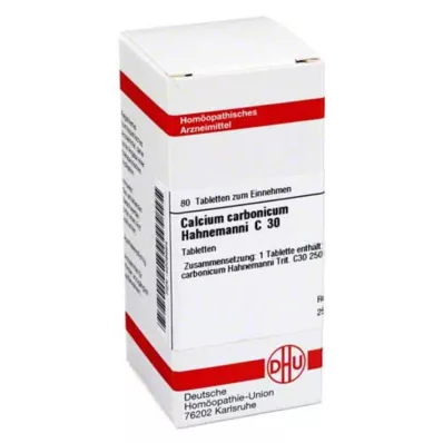 DHU Calcium carbonicum C 30 tablet, 80 kusů