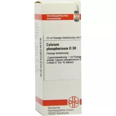 CALCIUM PHOSPHORICUM D 30 Ředění, 20 ml