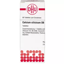 CALCIUM SILICICUM D 6 tablet, 80 ks