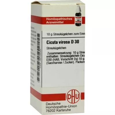 CICUTA VIROSA D 30 globulí, 10 g