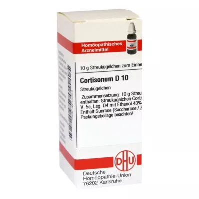 CORTISONUM D 10 globulí, 10 g