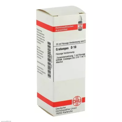 CRATAEGUS D 10 Ředění, 20 ml CRATAEGUS D 10 Ředění, 20 ml
