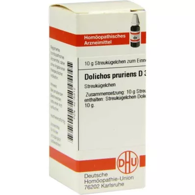 DOLICHOS PRURIENS D 3 kuličky, 10 g DOLICHOS PRURIENS D 3 kuličky, 10 g