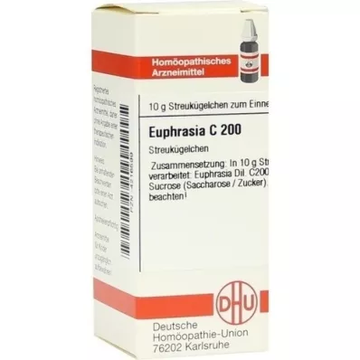 EUPHRASIA C 200 globulí, 10 g