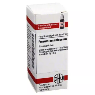 FERRUM ARSENICOSUM D 12 globulí, 10 g