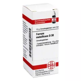 FERRUM METALLICUM D 30 globulí, 10 g