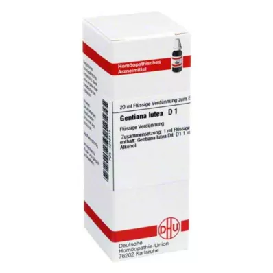 GENTIANA LUTEA D 1 Ředění, 20 ml