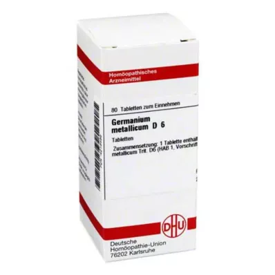 GERMANIUM METALLICUM D 6 tablet, 80 ks