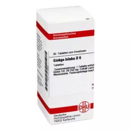 GINKGO BILOBA D 6 tablet, 80 ks