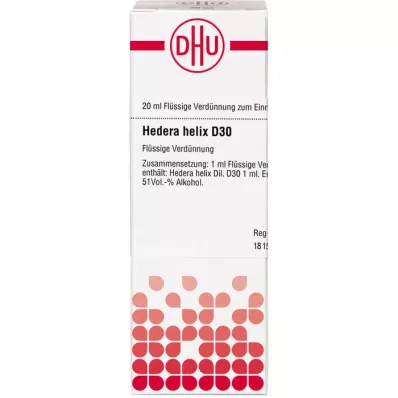 HEDERA HELIX D 30 ředění, 20 ml