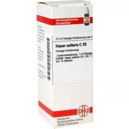 HEPAR SULFURIS C 30 ředění, 20 ml