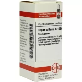 HEPAR SULFURIS C 1000 globulí, 10 g