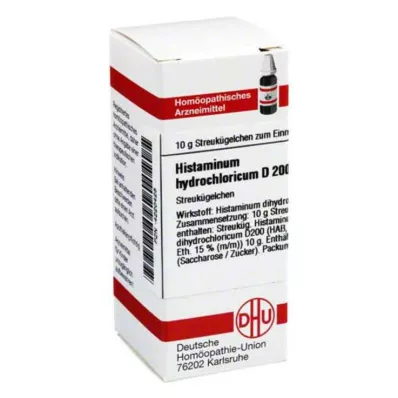 HISTAMINUM hydrochloricum D 200 globulí, 10 g