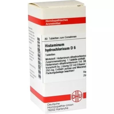 HISTAMINUM hydrochloricum D 6 tablet, 80 ks
