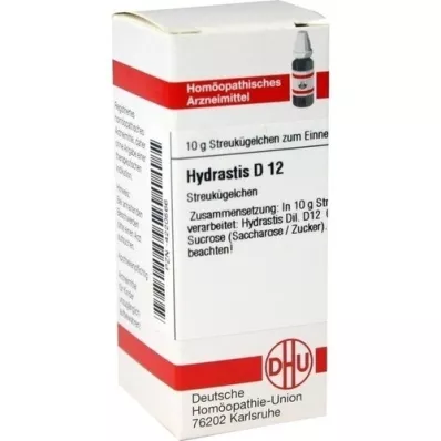 HYDRASTIS D 12 globulí, 10 g