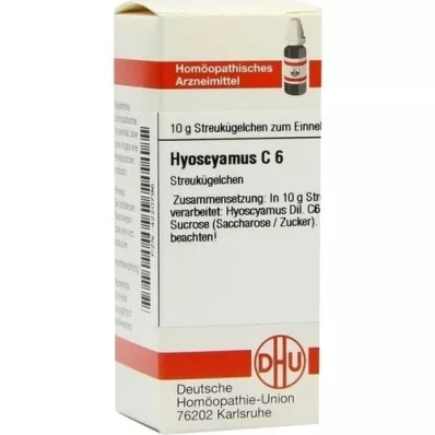 HYOSCYAMUS C 6 globulí, 10 g