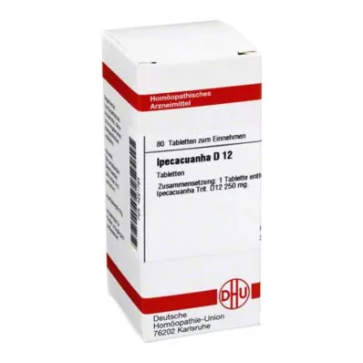 IPECACUANHA D 12 tablet, 80 ks