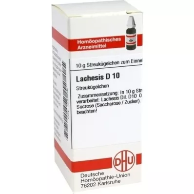 LACHESIS D 10 globulí, 10 g