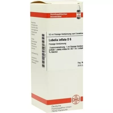 LOBELIA INFLATA D 6 Ředění, 50 ml