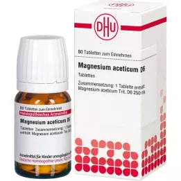 MAGNESIUM ACETICUM D 6 tablet, 80 ks