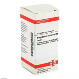 MAGNESIUM ACETICUM D 6 tablet, 80 ks