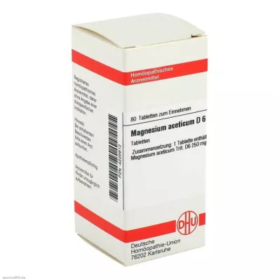 MAGNESIUM ACETICUM D 6 tablet, 80 ks