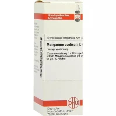 MANGANUM ACETICUM D 6 Ředění, 20 ml