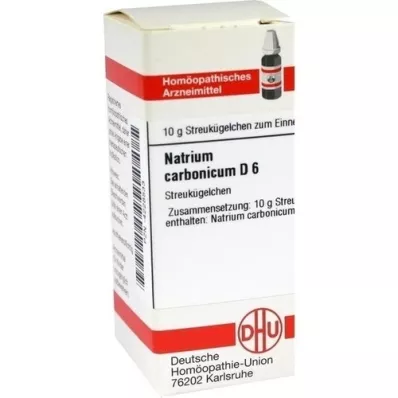 NATRIUM CARBONICUM D 6 globulí, 10 g