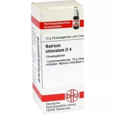 NATRIUM CHLORATUM D 4 kuličky, 10 g