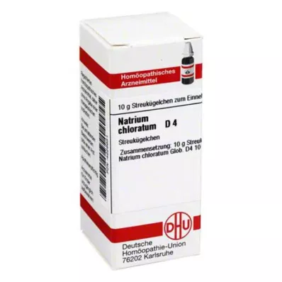 NATRIUM CHLORATUM D 4 kuličky, 10 g