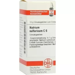 NATRIUM SULFURICUM C 6 globulí, 10 g