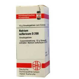 NATRIUM SULFURICUM D 200 globulí, 10 g
