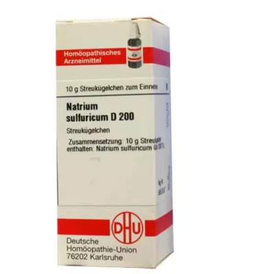NATRIUM SULFURICUM D 200 globulí, 10 g
