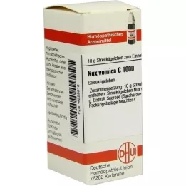 NUX VOMICA C 1000 globulí, 10 g