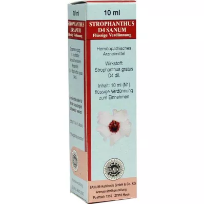 Strophanthus D 4 Sanum kapačka, 10 ml Strophanthus D 4 Sanum kapačka, 10 ml