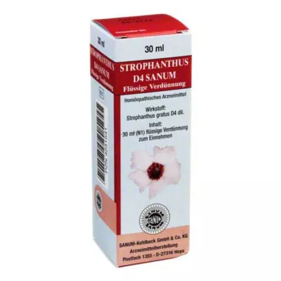 Strophanthus D 4 Sanum kapačka, 30 ml