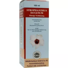 STROPHANTHUS D 4 kapky Sanum, 100 ml