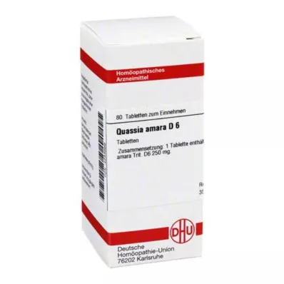 DHU Quassia D 6 tablet, 80 ks