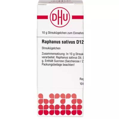 RAPHANUS SATIVUS D 12 globulí, 10 g