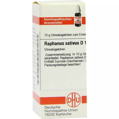 RAPHANUS SATIVUS D 12 globulí, 10 g