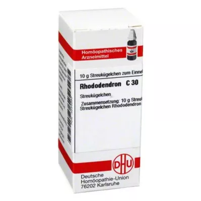 RHODODENDRON C 30 globulí, 10 g