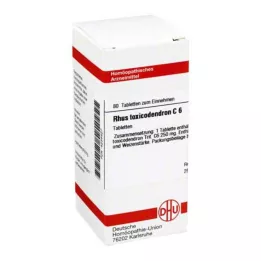 RHUS TOXICODENDRON C 6 tablet, 80 ks
