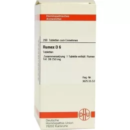 RUMEX D 6 tablet, 200 ks